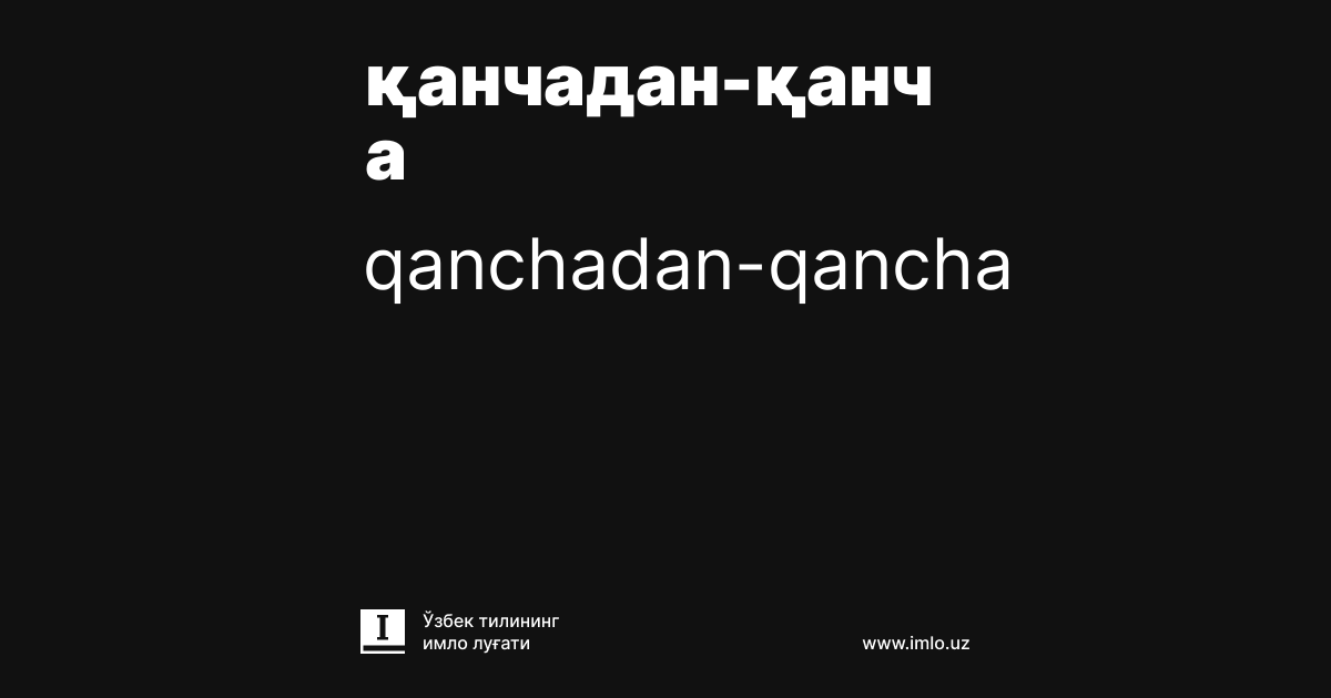 Qanchadan-qancha kammingning yaqindan korinishi